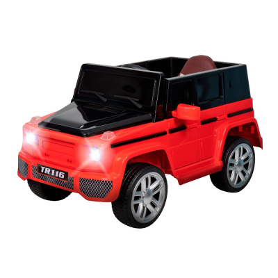 Детский электромобиль Джип Farfello TR116/R красный 01